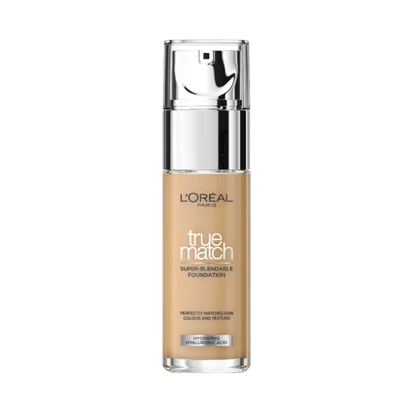 Fond de ten infuzat cu acid hialuronic True Match 3N Cream Beige, 30ml, L'Oreal Paris