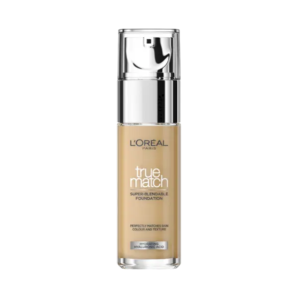 Fond de ten infuzat cu acid hialuronic True Match 4N Beige, 30ml, L'Oreal Paris