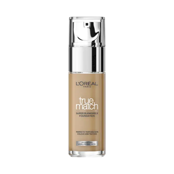 Fond de ten infuzat cu acid hialuronic True Match 7DW Golden Amber, 30ml, L'Oreal Paris