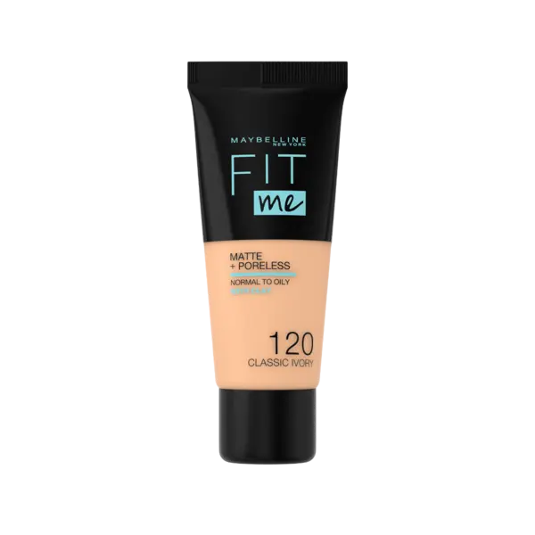 Fond de ten Matte & Poreless 120 Classic Ivory Fit Me, 30ml, Maybelline