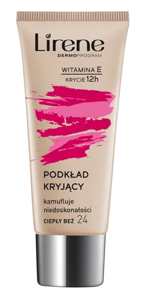 Fond de ten pentru acoperire completa Warm Beige 24, 30ml, Lirene