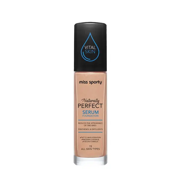 Fond de ten Serum Naturally Perfect All Skin Tones 15 Cold, 30ml, Miss Sporty