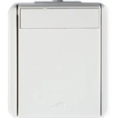 Fontana Priza SCHUKO 1P 16A ST IP44 Alb, TEM Modul TEM-VF12PW-U