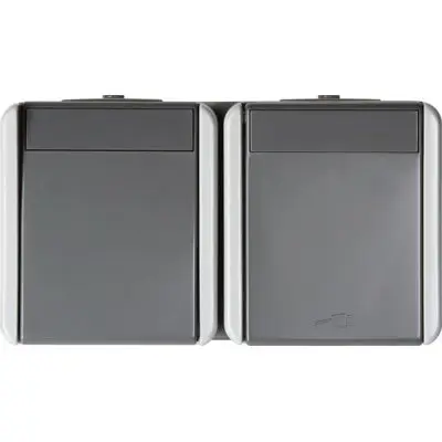 Fontana Priza sim+intr cap-sc g, TEM Modul TEM-CF12GY-U