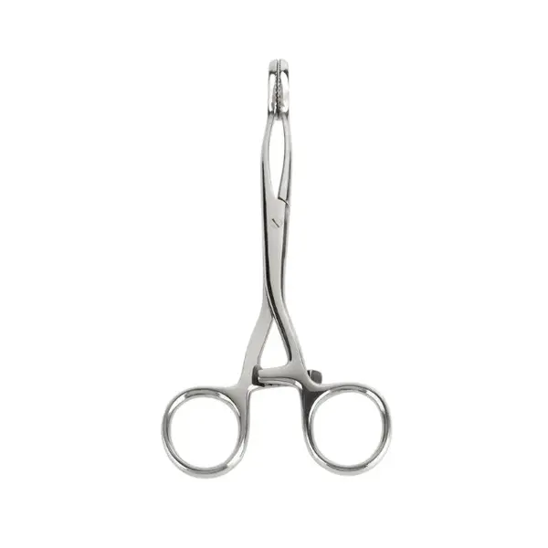 Forceps MR. STEEL Cube Tongs, pentru jocuri BDSM și roleplay, din oțel inoxidabil, lungime 16 cm, culoare argintiu