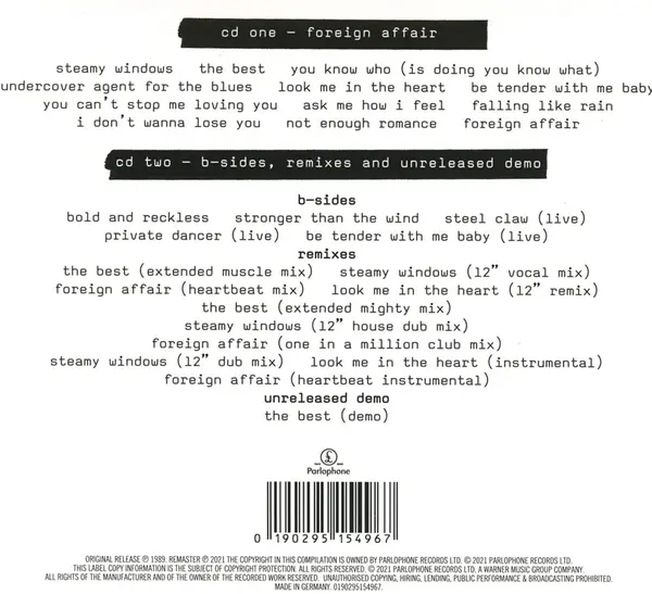 Foreign Affair | Tina Turner