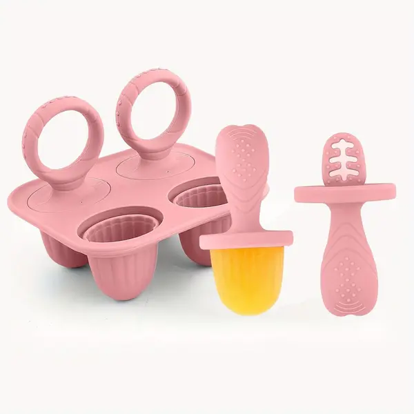 Formă de Silicone pentru Înghețată - roz