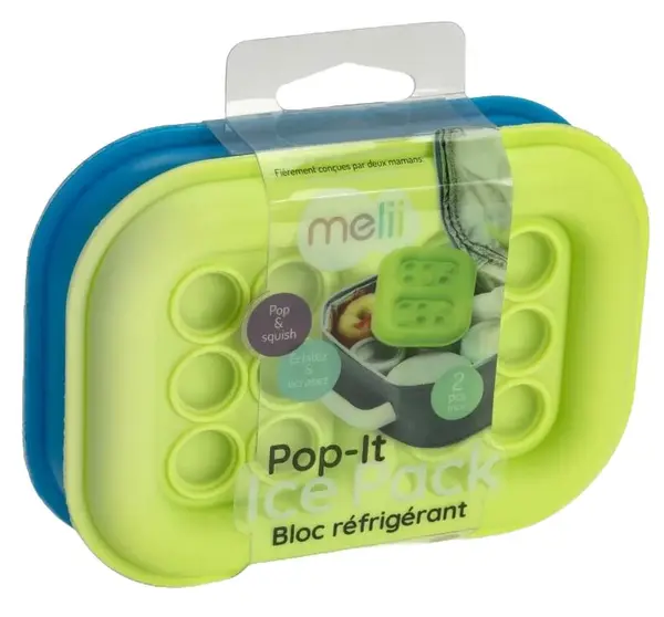 Formă din silicon pentru congelare Melii - 2 buc, Blue/Lime