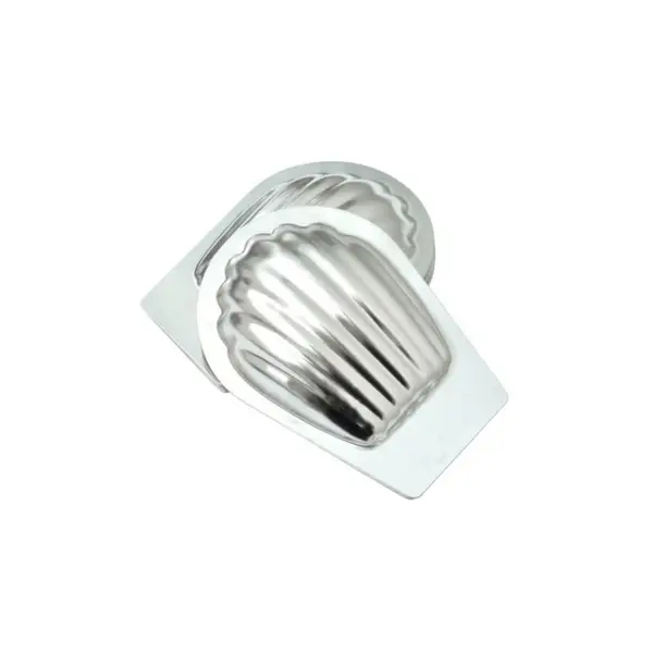 Forme Coaja Madelein, 9 x 6.5 x 1.5 cm, 20 Bucati, Tabla Zincata