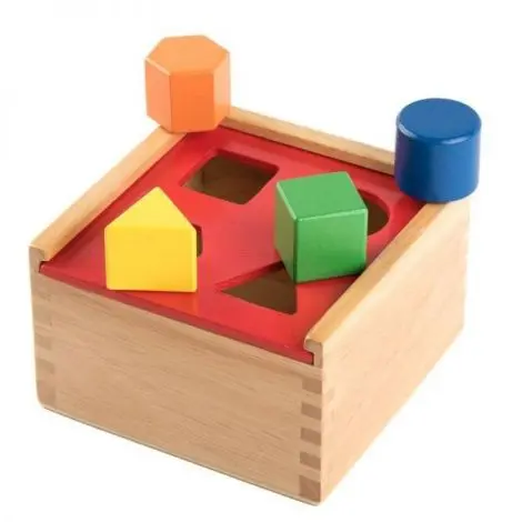 Forme colorate in cutie, Viga Toys