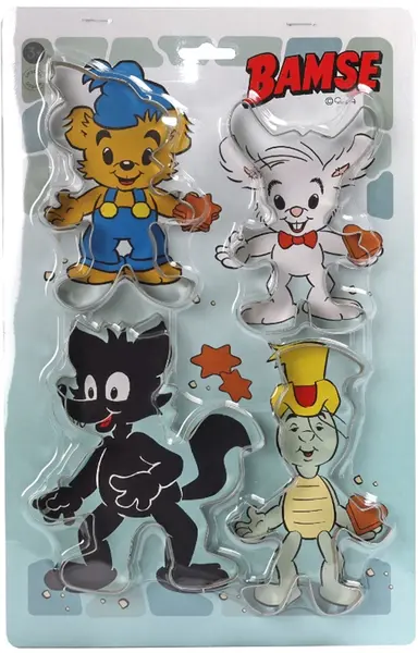 Forme metalice pentru biscuiți Micki - Bamse și prieteni