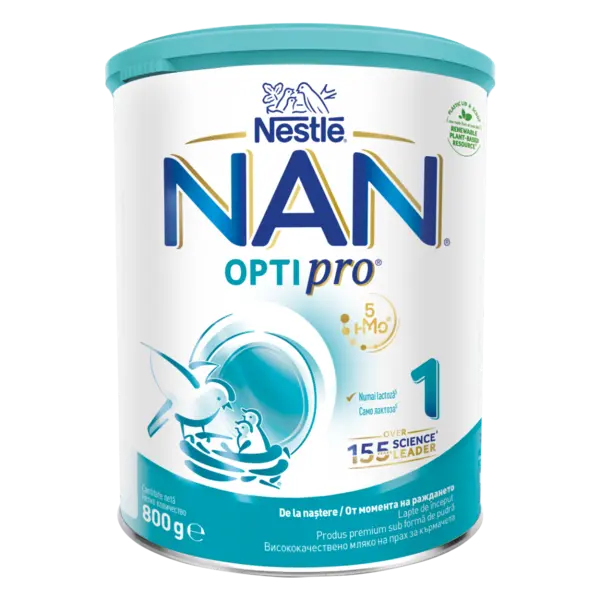 Formula de lapte NAN1 OPTIPRO HMO, 800g, Nestle
