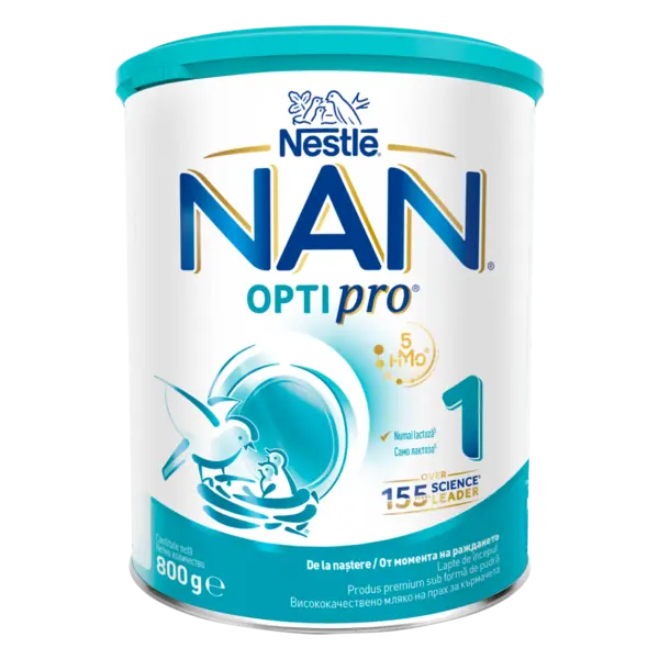 Formula de lapte NAN1 OPTIPRO HMO, 800g, Nestle