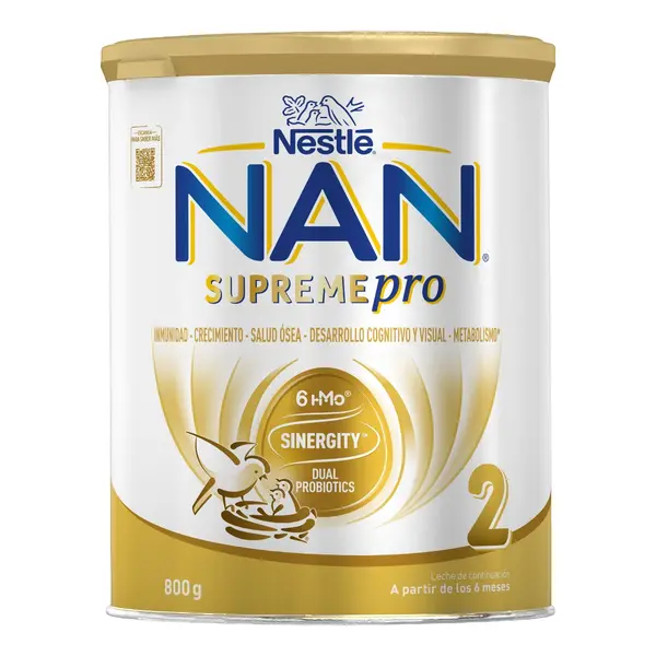 Formula de lapte praf Nan 2 Supreme Pro, 800g, Nestle