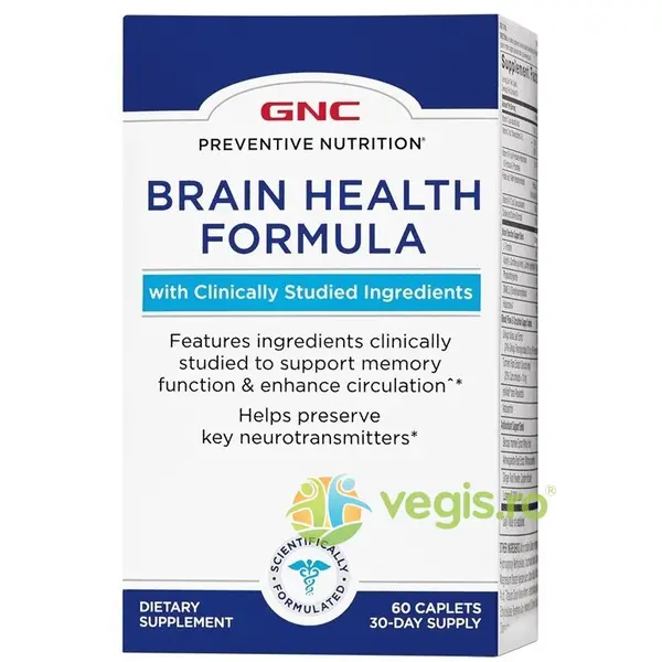 Formula pentru Sanatatea Sistemului Nervos Brain Health Formula 60tb