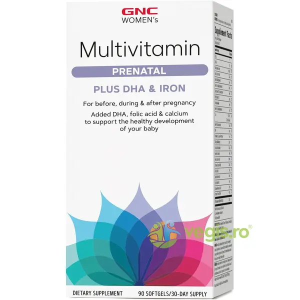Formula Prenatala cu DHA si Fier pentru Femei 90cps