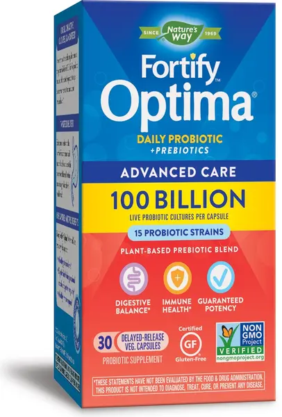 Fortify Optima Advanced Care Probiotic, 30 capsule, Nature's Way