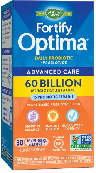 Fortify Optima Advanced Care Probiotic 60 Billion, 30 capsule, Nature's Way