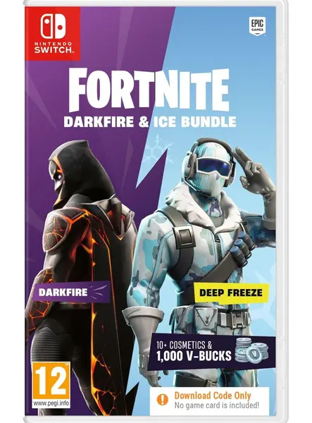 Fortnite Darkfire & Ice Bundle( Code In A Box)