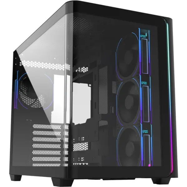 Fortron CARCASA PC Fortron FSP M580-BP, MID TOWER, ATX, Negru