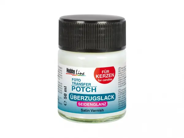 Foto Transfer Potch Satin Varnish-lac de sigilare pentru foto transfer lumanari 50 ml, Kreul