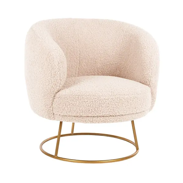 Fotoliu ARION BOUCLE GOLD - Beige