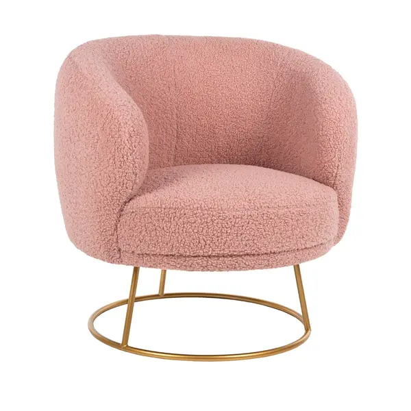 Fotoliu ARION BOUCLE GOLD - Roz