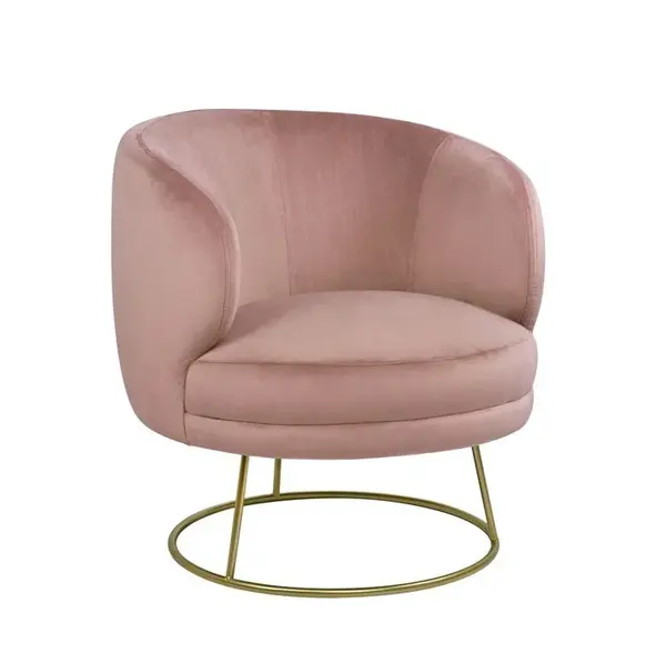 Fotoliu ARION VELVET GOLD - Roz