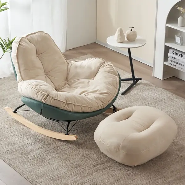 Fotoliu balansoar Cloud Rocker, cadru metalic