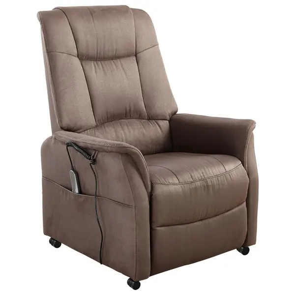Fotoliu Cu Functie Relax din textil, gri-maro