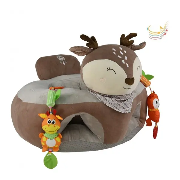 Fotoliu cu muzica si jucarii, Bebe Stars, Deer, Pentru copii