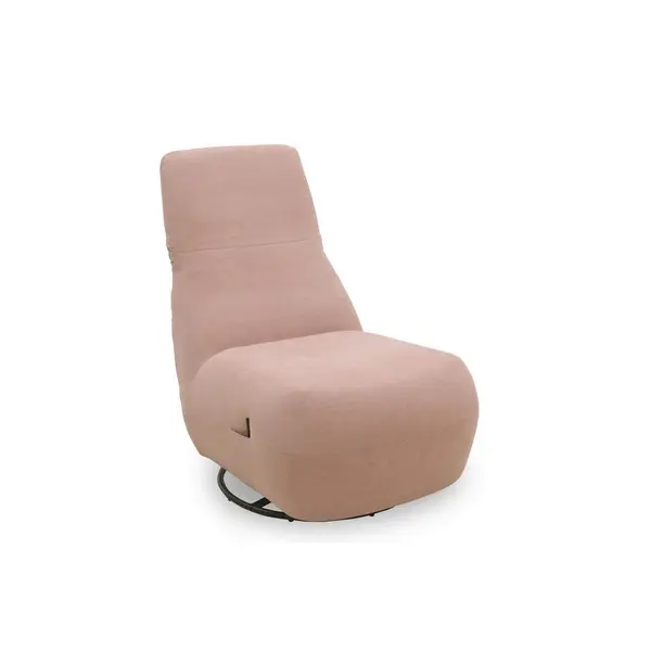 Fotoliu din textil, roz