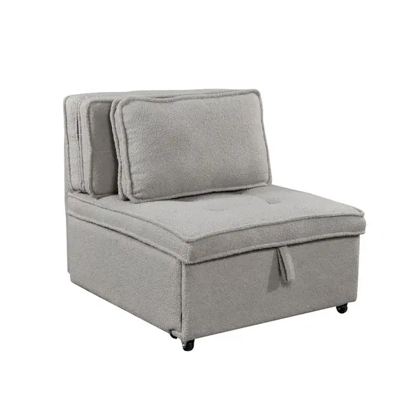 Fotoliu extensibil SLIPER - Grey