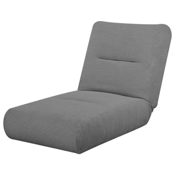 Fotoliu Extensibil, textil, gri închis