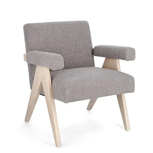 Fotoliu FAIZA ARMS - Taupe