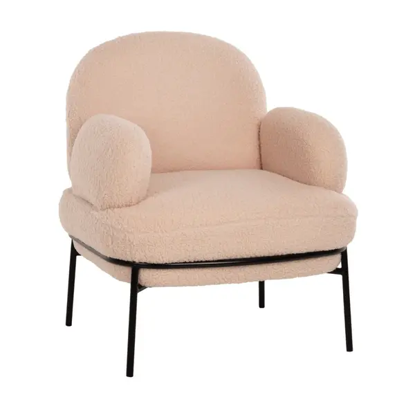 Fotoliu FARIDA BOUCLE - Beige