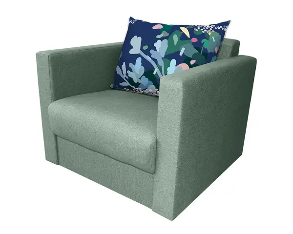 Fotoliu fix Croma stofa verde N34