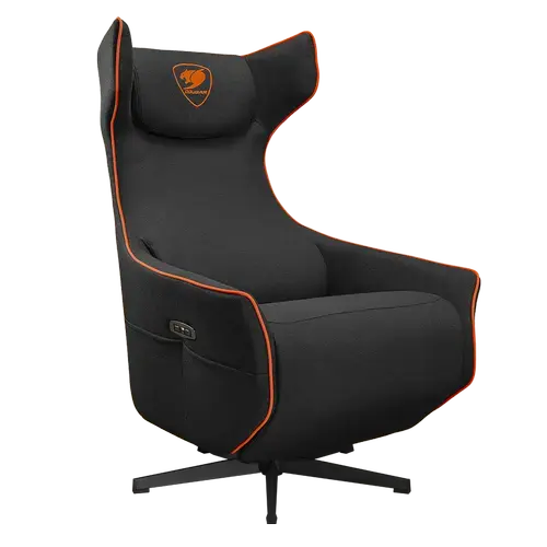 Fotoliu Gaming COUGAR Magus, Ergonomice Zero-Gravity, Max 150 kg (Negru/Portocaliu)