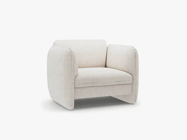 Fotoliu Georgia chenille Silencio L105 cm