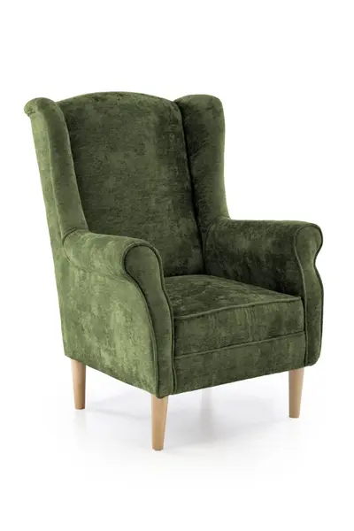 Fotoliu Hermes stofa olive H110 cm