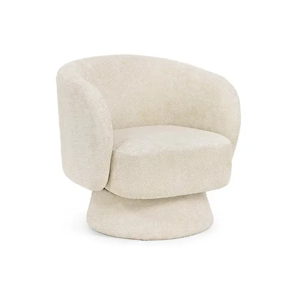 Fotoliu JULIENNE SHELL SWIVEL - Beige