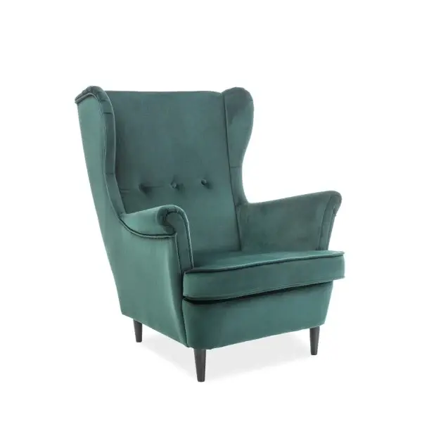 Fotoliu KING VELVET - Verde