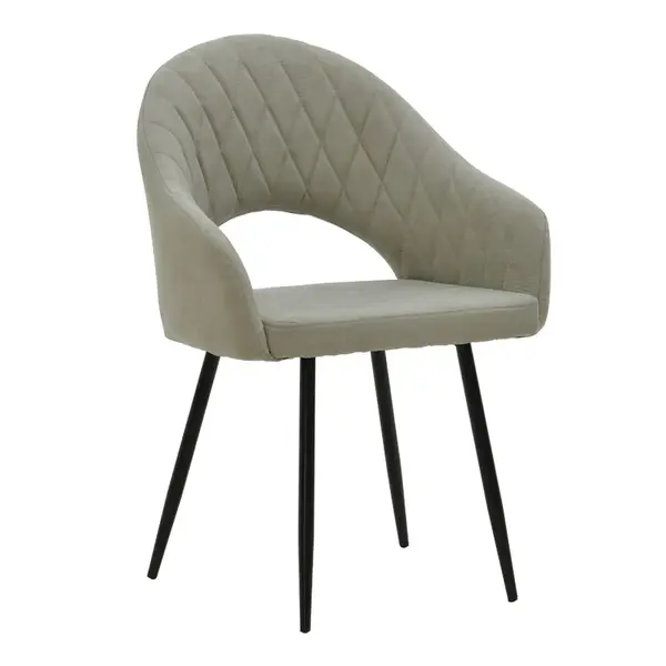 Fotoliu Macie textil, Gri - Maro, 58x50x85 cm
