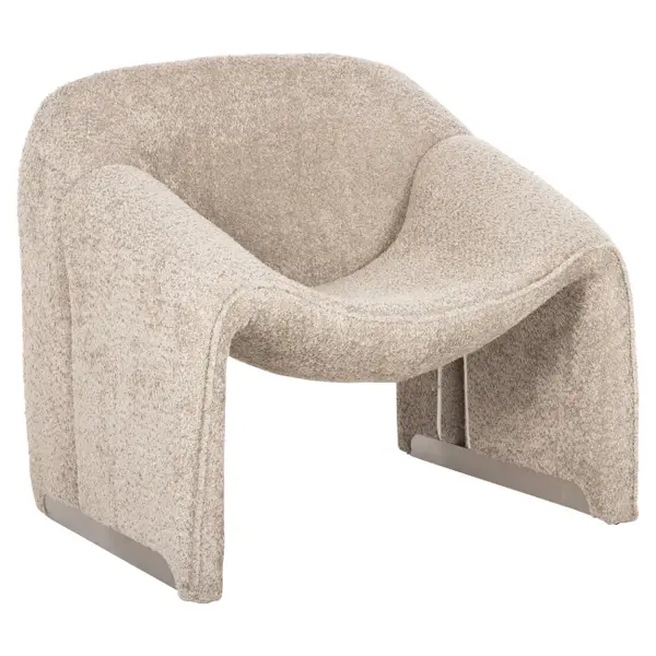 Fotoliu MEMPHIS BOUCLE - Beige