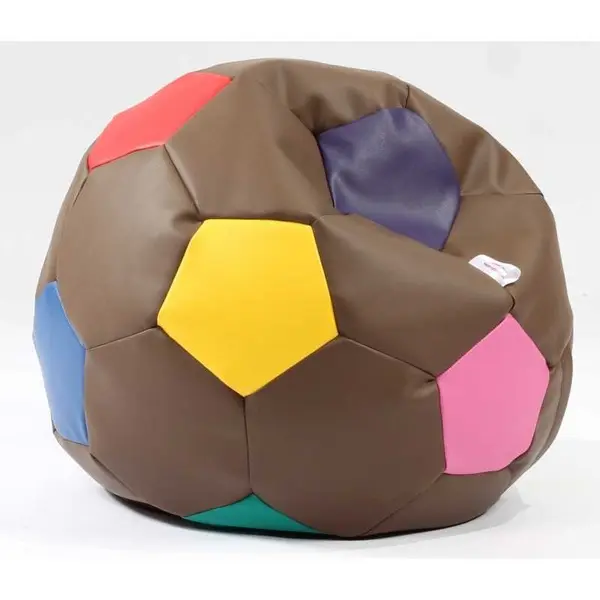 Fotoliu Minge Telstar XXL, Material Piele ecologica - Chocolate Sprinkles