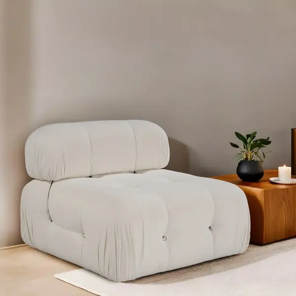 Fotoliu modular Bubble Alb