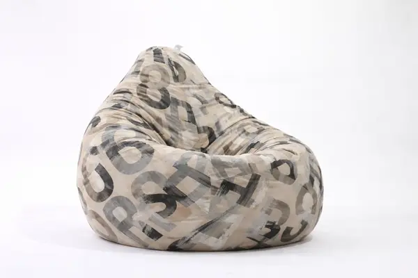 Fotoliu Nirvana Grande, Material Textil - Army Scrabble