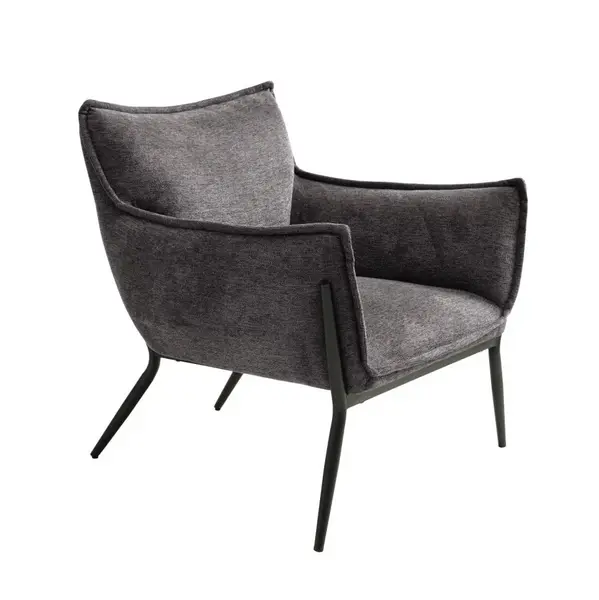 Fotoliu PAROS DARK GREY - Gri inchis
