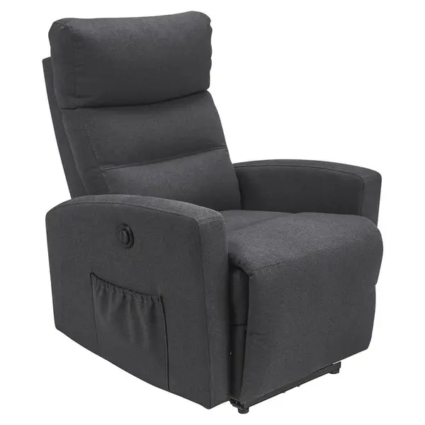 Fotoliu Pentru Televizor din metal, textil, antracit