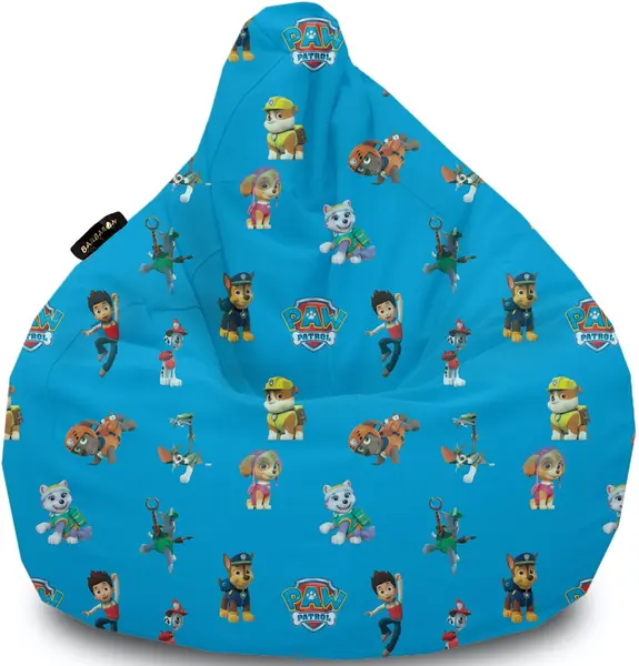 Fotoliu Puf Barbaron - PAW Patrol, albastru
